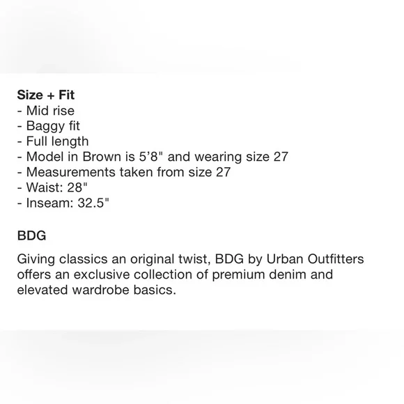 BDG Urban Outfitters Logan Extreme Cargo Pocket Baggy Boyfriend Jean-EUC - Picture 12 of 15